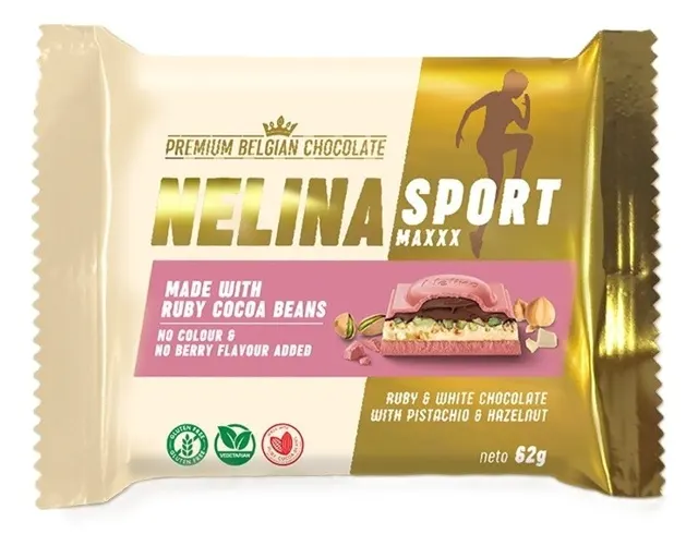 Cokolada sport jagoda Nelina 55g NELLY DOO Loznica
