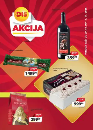 DIS katalog 29.10.–11.11., naslovna strana