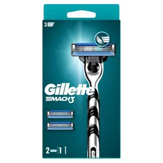 Brijac Mach 3 Razor Gillette+2 cart