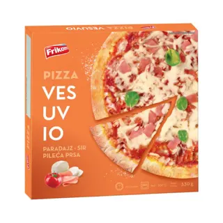 Smrznuta pizza vesuvio 330g Frikom