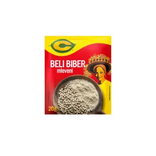 Biber beli mleveni C 20g