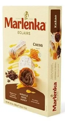 KOLAČ EKLERI MEDENI KAKAO 230G MARL TISACOOP