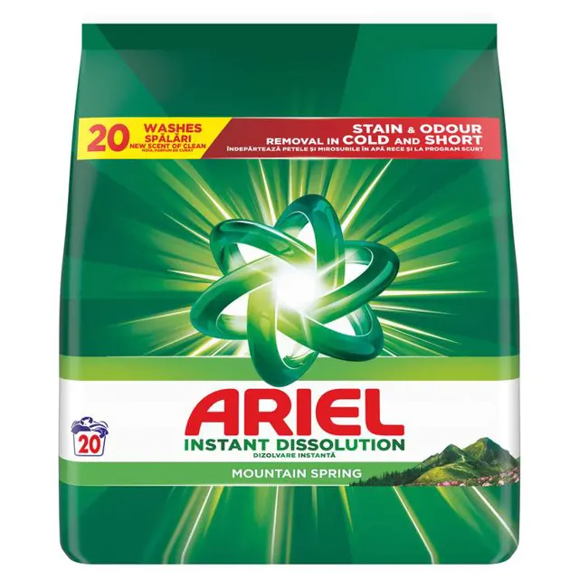 Ariel Mountain Spring 1,3kg/20 pranja Ariel