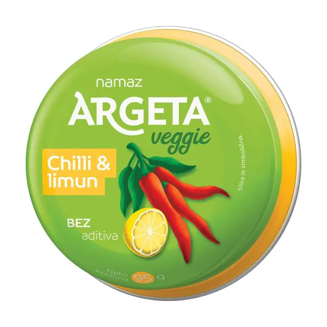 argeta veggie chilli limun 95g atlantic ARGETA