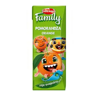 Nektar pomorandza Family Nectar 0,2l