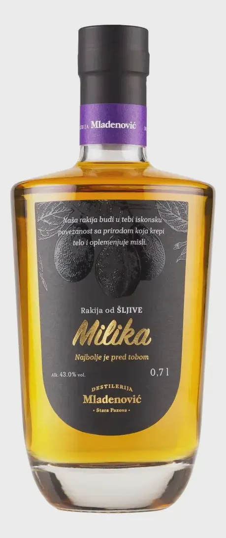 MILIKA BARRIQUE 0,7L SLJIVA DEST.MLADENOVIC DESTILERIJA MLADENOVIC