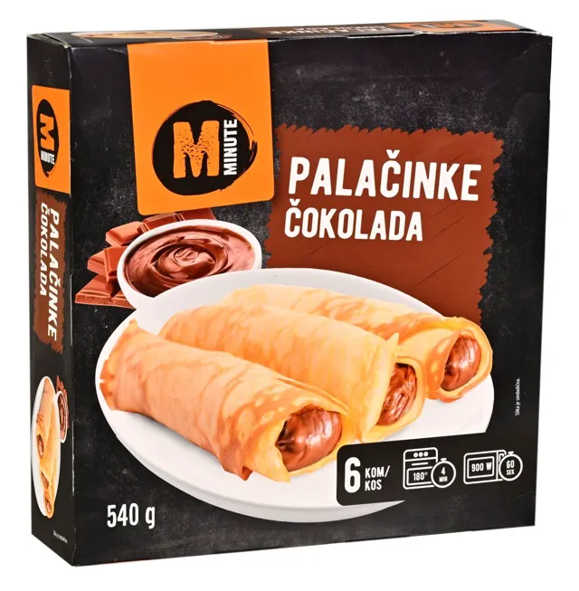 PALAČINKE ČOKOLADA 540G MINUTE MINUTE