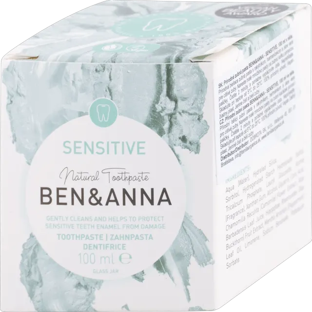 PASTA ZA ZUBE NATURAL BEN & ANNA TOOTHPASTE SENSITIVE 100ML TRADE EXPRESS DOO