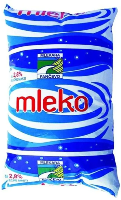MLEKO PASTERIZOVANO 2.8%mm 1L PE folija ML.PANCEVO MLEKARA PANCEVO