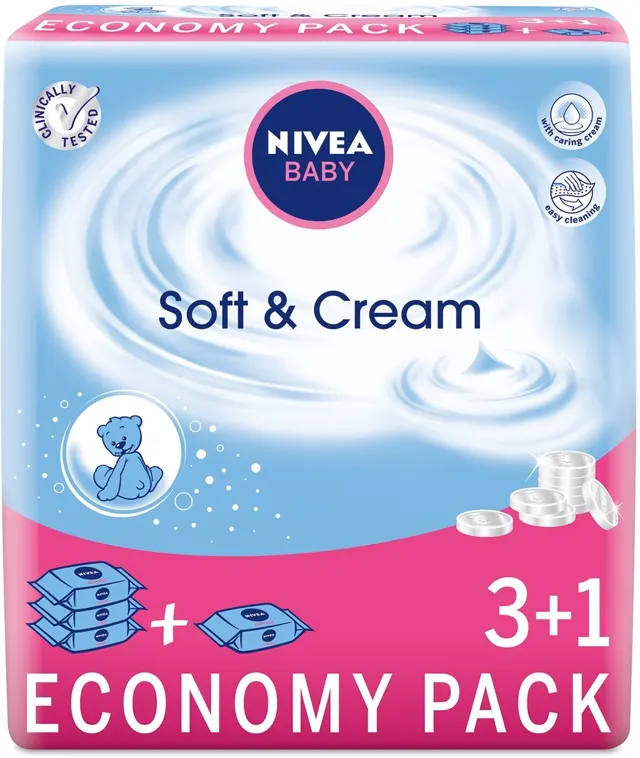 NIVEA BABY VL.M.SOFT 4X63 NIVEA