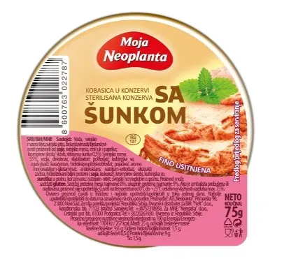 PASTETA SA SUNKOM 75g -NEOPLANTA NELT - NEOPLANTA