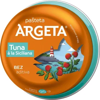 Pasteta od tune Siciliana Argeta 95g