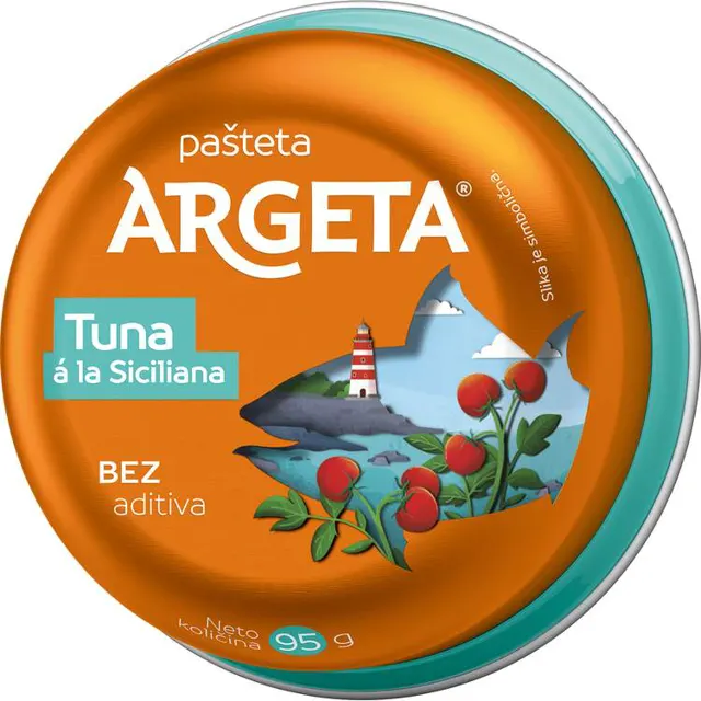 Pasteta od tune Siciliana Argeta 95g Argeta
