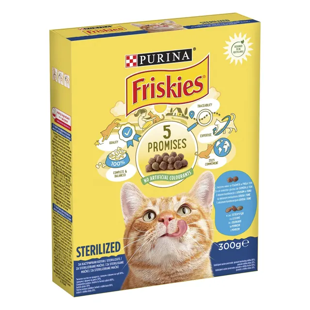 Friskies granule za ster.macke- Losos 300g Friskies