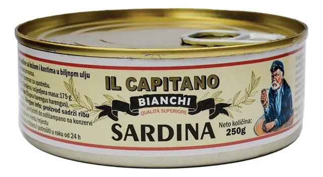SARDINA U BILJ.ULJU 250G IL CAPITANO IL CAPITANO