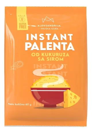 palenta instant bezglutenska sa sirom 60g afg alek