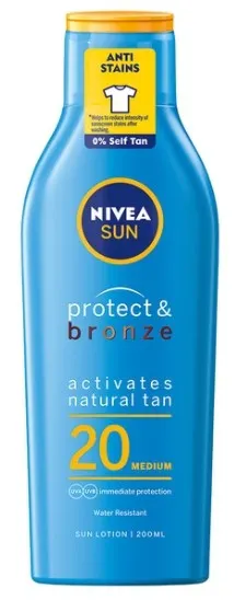 LOSION NIVEA SUN ZA SUNČ.I PRIR.TAMNJENJE SPF20 200ML BEIERSDORF NIVEA