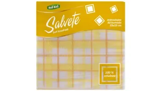 SALVETE 1SL ŽUTI KVADRATI 33X33 BAŠ BAŠ 60/1