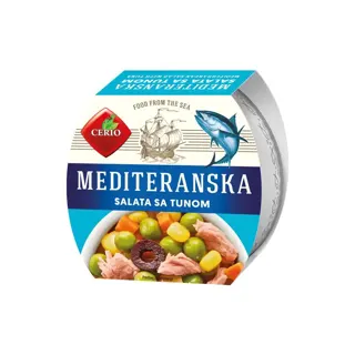 SALATA SA TUNOM MEDITERANSKA 160gr CERIO