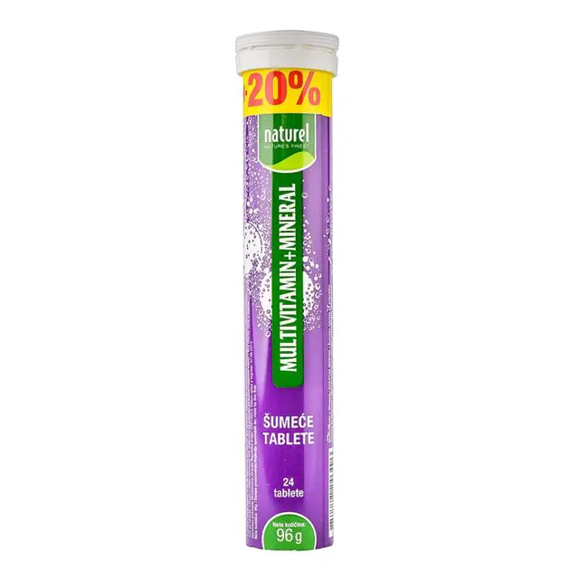 TABLETE SUMECE MULTIVITAMIN+MINERAL 96gr NATUREL AWT INTERNATIONAL