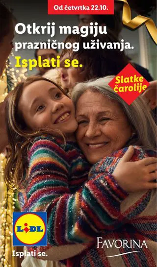 Lidl katalog 22.10.–29.11., naslovna strana