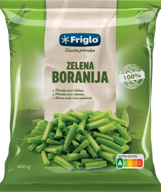 Zamrznuta boranija zelena 400g Friglo