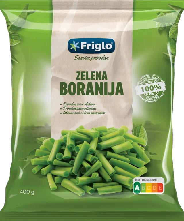 Zamrznuta boranija zelena 400g Friglo FRIGLO