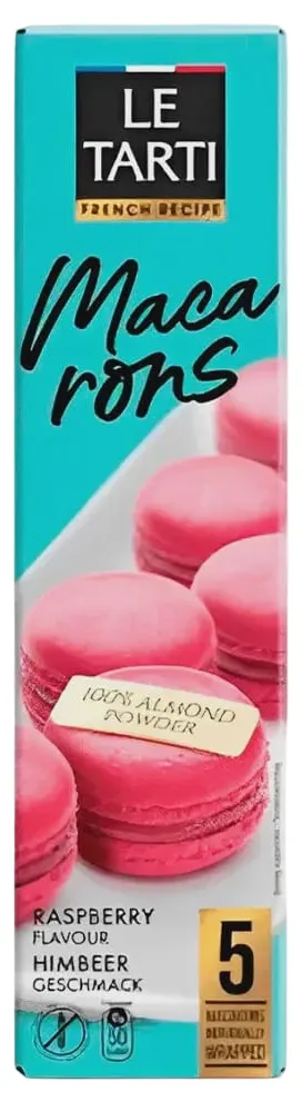 BISKVIT LE TARTI MAKARONS MALINA 60gr SELECT FOOD