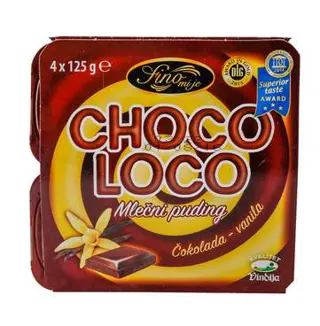 Vindija Choco-Loco puding MK6 4x125g