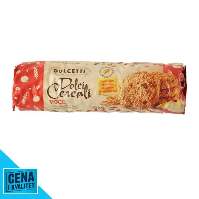 KEKS DOLCI CEREALI VOĆE 250G DULCET DULCETTI
