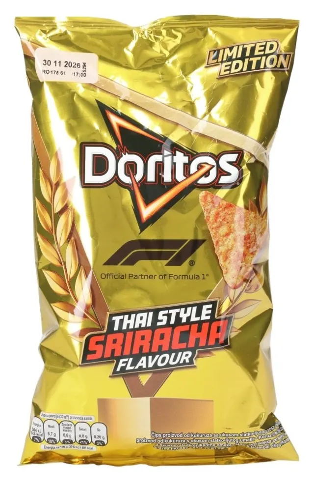 Tortilja Doritos Sriracha 90g Doritos