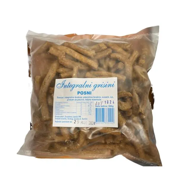 GRISINE INTEGRALNE POSNE 500G SUVO VOĆE I POVRĆE