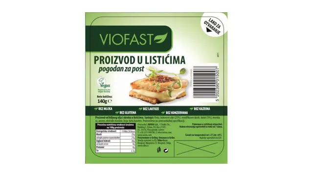 VIOFAST ORIGINAL SECENI 140g Viofast