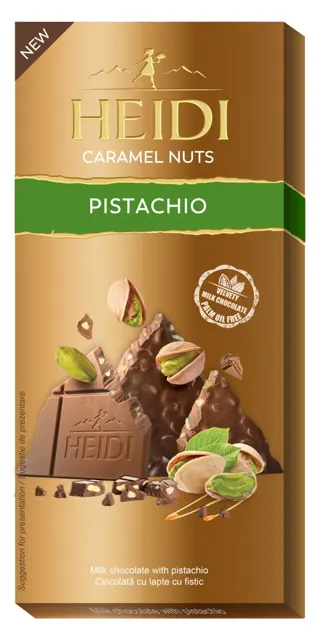 ČOKOLADA MLE PISTAĆ PUNJE 80G HEIDI