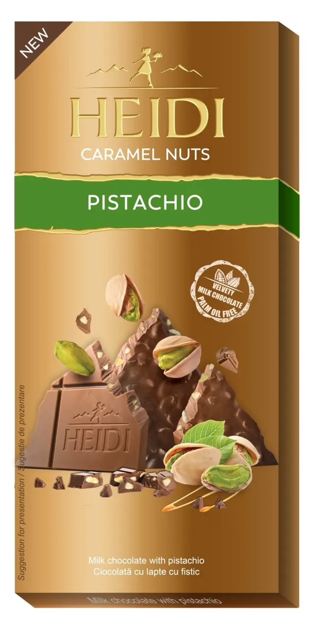 ČOKOLADA MLE PISTAĆ PUNJE 80G HEIDI HEIDI