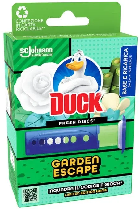 OSVEZIVAC ZA WC SOLJU DUCK FRESH GARDEN ESCAPE 36 ml SCJOHNSON