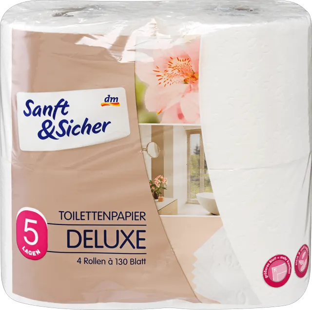 Sanft&Sicher toalet pap.Deluxe 5-sl. 4/1 Sanft&Sicher