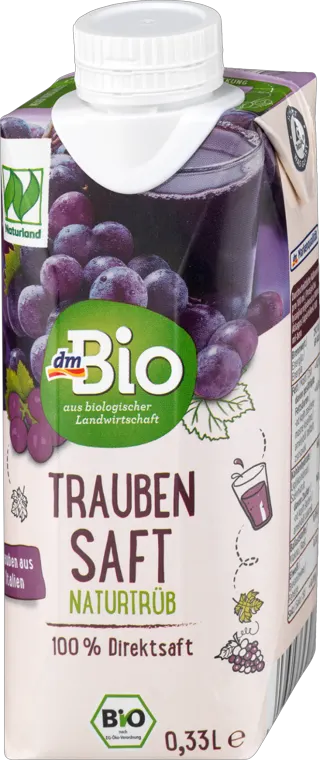 dmBio sok od crvenog grožđa 0,33l