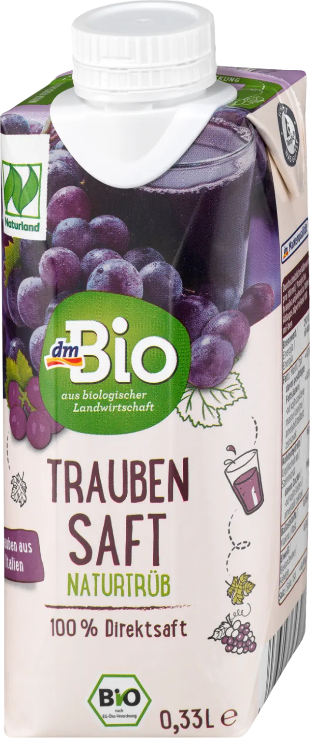 dmBio sok od crvenog grožđa 0,33l dmBio