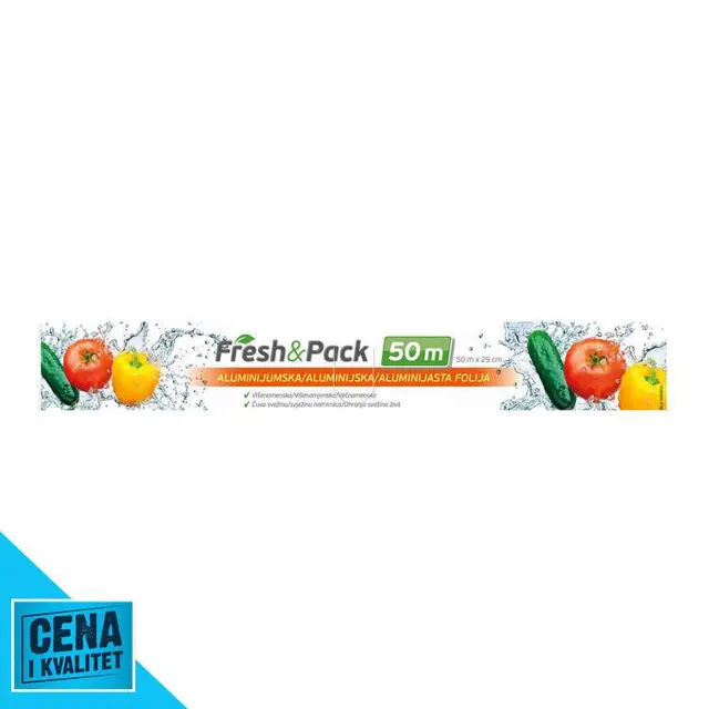ALUFOLIJA 50M X 29CM FRESH&PACK FRESH&PACK
