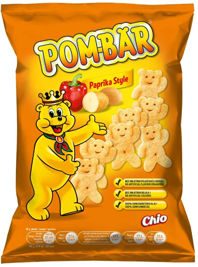 FLIPS POM BAR PAPRIKA STYL 50G CHIO CHIO