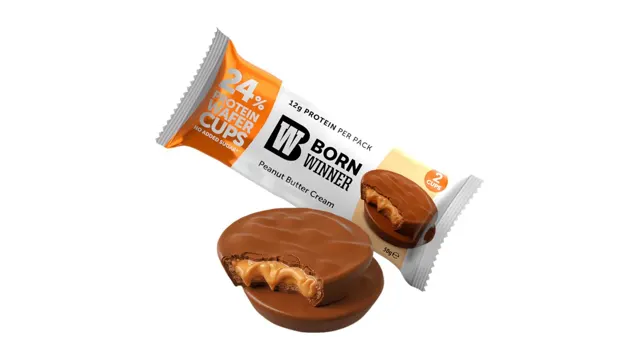 WAFER CUPS PROTEIN PEANUT BUTER CREAM 50G BORN WIN