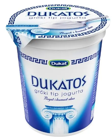 JOGURT DUKATOS NATUR ČAŠA 400G SOMBOLED