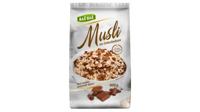 MUSLI SA ČOKOLADOM BAŠ BAŠ 400G BAS BAS