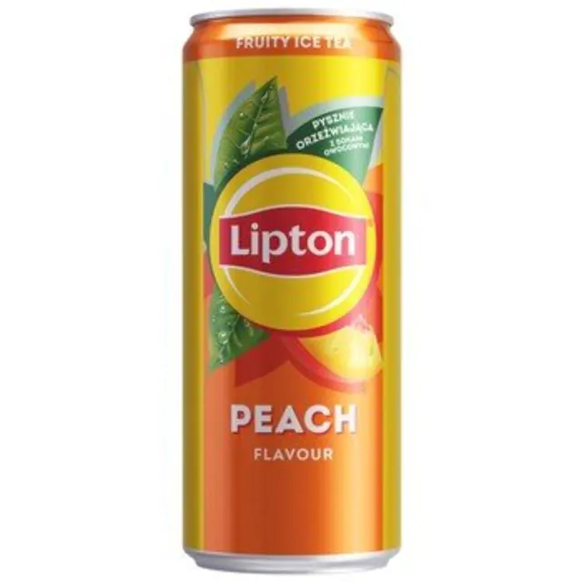 Ledeni caj Crna breskva Lipton 0,33l CAN AQUA VIVA