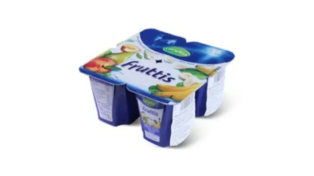 VOCNI JOGURT BRESKVA-KRUSKA 125g CAMPINA FRUTTIS