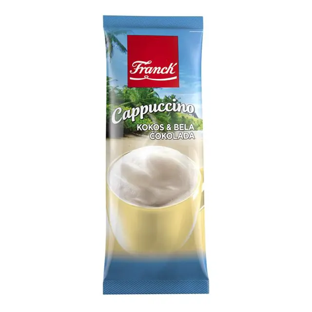 Cappuccino kokos i bela cokolada 18,5g Franck