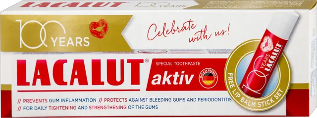 LACALUT aktiv pas/zub.75ml+gr.bal.za usn Lacalut