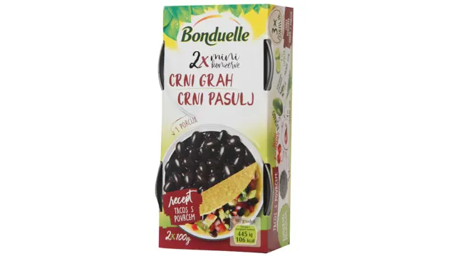 Pasulj crni Bonduelle 2x100g Bonduelle