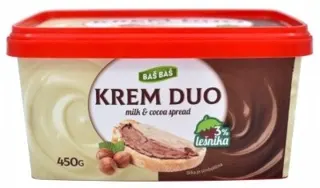 KREM KAKAO-MLEČNI 3% LEŠNIKA BAŠ BAŠ 450G